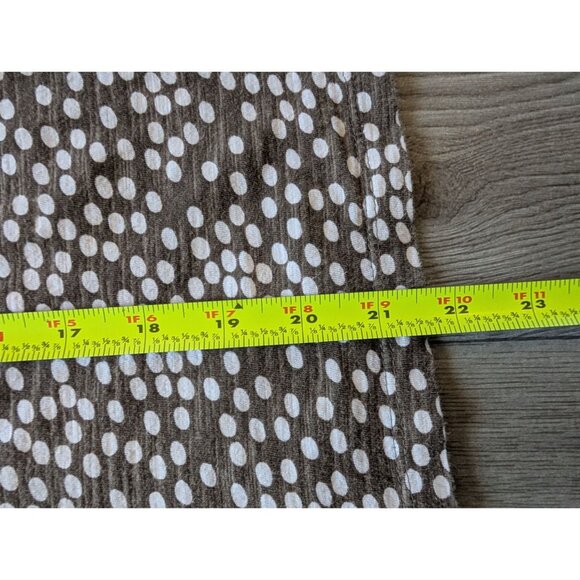 Chicos Womens V-Neck Polka Dot Print Top Size L 100% Cotton Lightweight 3/4 Slee - Picture 6 of 7